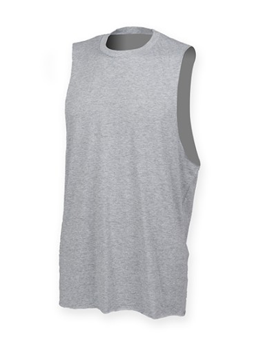 SFC-SF232-Mens High Neck Slash Armhole Vest